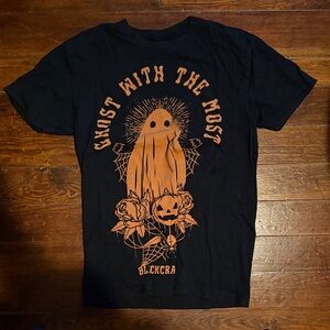 BLCKCRAFT Black and Orange Graphic Tee